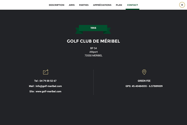 The club information